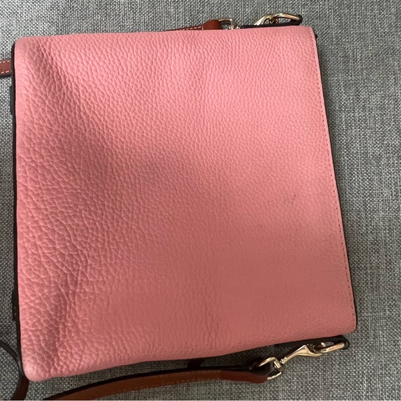 Dooney and Bourke pebble grain crossbody pale, pink - Barbie pink! - Picture 7 of 7
